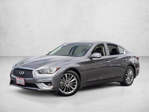 Used 2023 INFINITI Q50 Luxe w/ Cargo Package RWD image 1