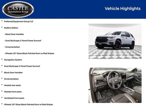 Used 2021 Chevrolet Traverse Premier w/ Redline Edition AWD/4WD image 4