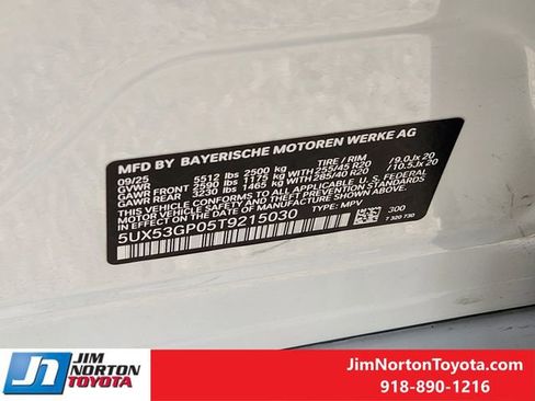 Used 2026 BMW X3 xDrive30i w/ M Sport Package AWD/4WD image 34