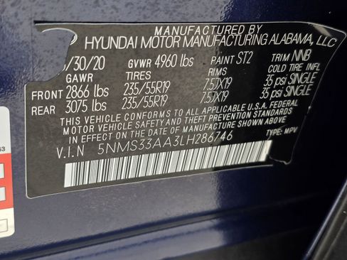 Used 2020 Hyundai Santa Fe SEL image 35