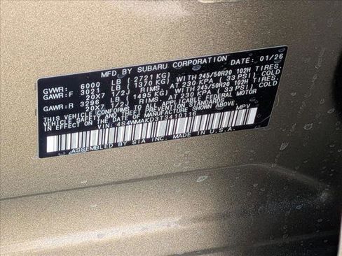 New 2026 Subaru Ascent Touring image 19