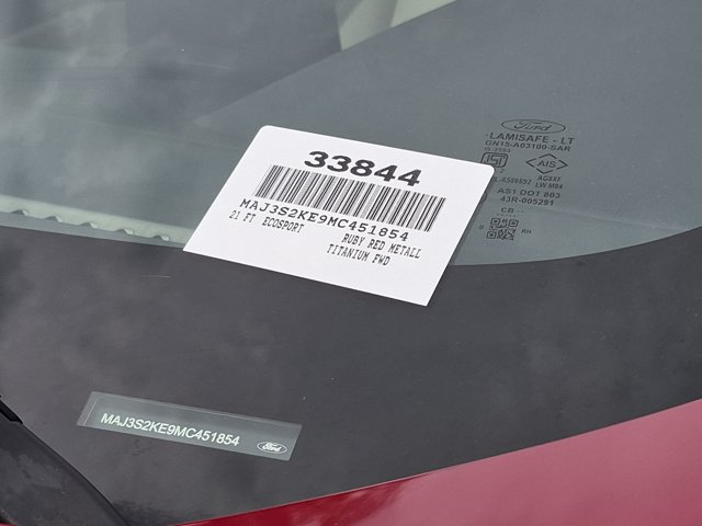 Used 2021 Ford EcoSport Titanium w/ Interior Protection Package FWD image 19