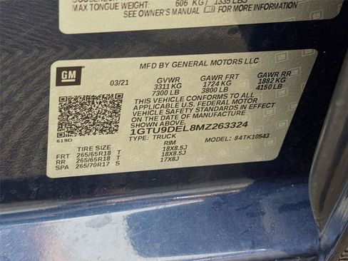Used 2021 GMC Sierra 1500 SLT w/ SLT Convenience Package AWD/4WD image 39