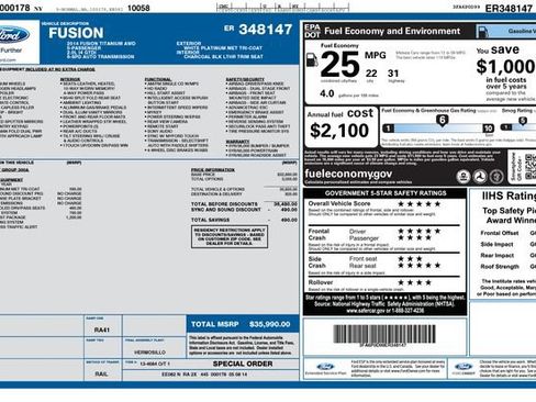 Used 2014 Ford Fusion Titanium AWD/4WD image 33