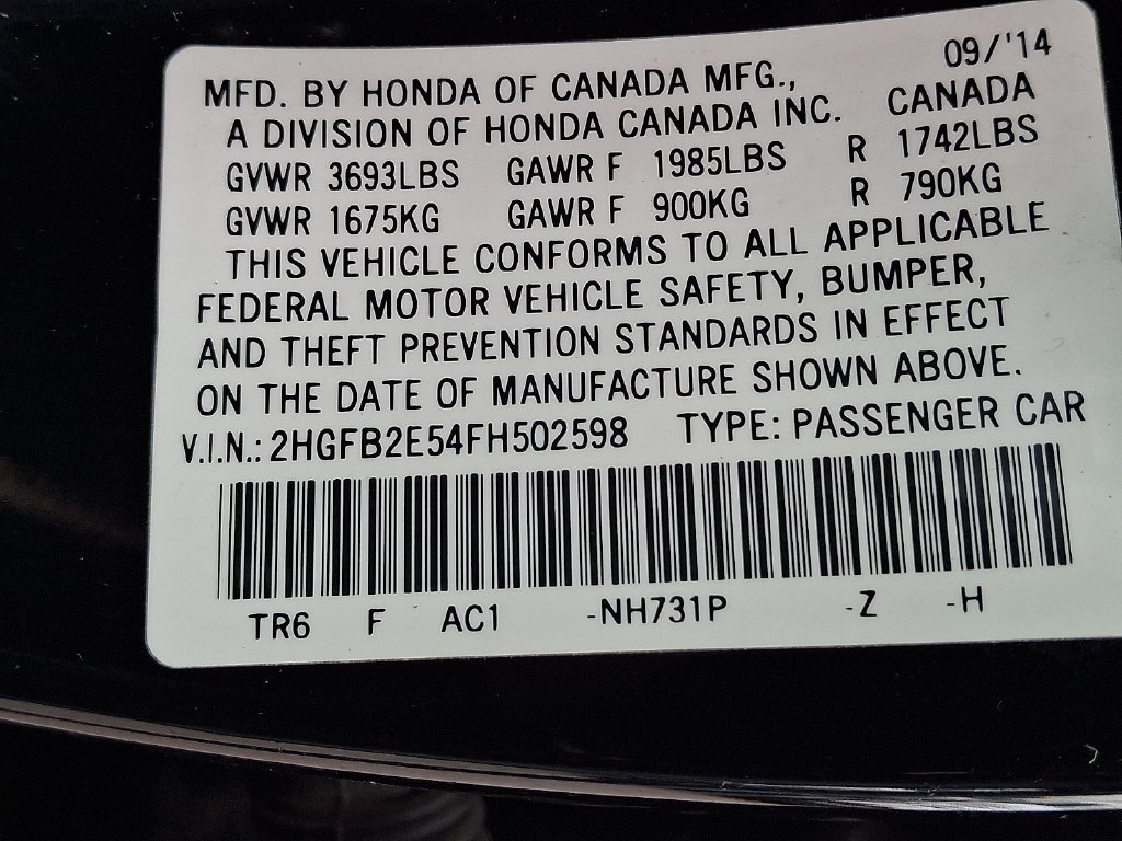 Used 2015 Honda Civic LX image 28