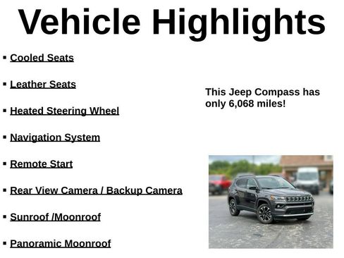 Used 2023 Jeep Compass Limited w/ Sun and Sound Group AWD/4WD image 34