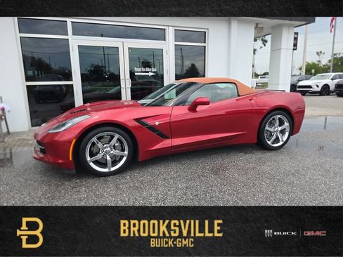 Certified 2014 Chevrolet Corvette Stingray Convertible w/ 3LT Preferred Equipment Group RWD image 1