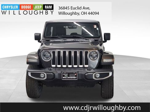 Used 2021 Jeep Wrangler Unlimited Sahara w/ Uconnect 4C Nav & Sound Group image 2