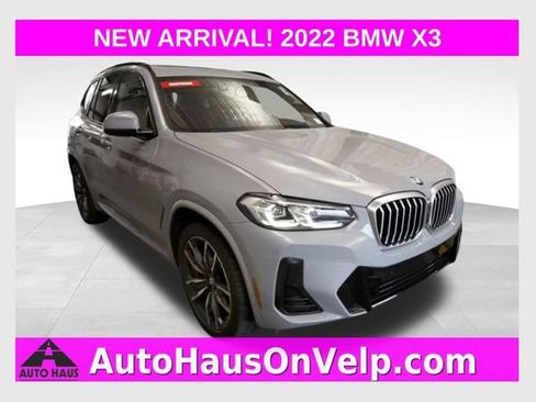 Used 2022 BMW X3 xDrive30i w/ M Sport Package 2 AWD/4WD image 1