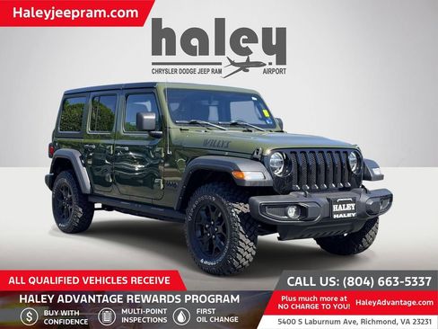 Used 2022 Jeep Wrangler Unlimited Sport AWD/4WD image 1
