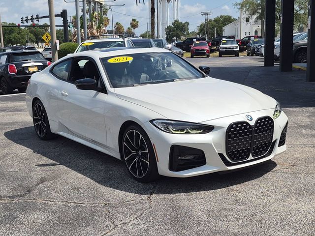 Used 2021 BMW 430i Coupe w/ M Sport Package RWD image 3