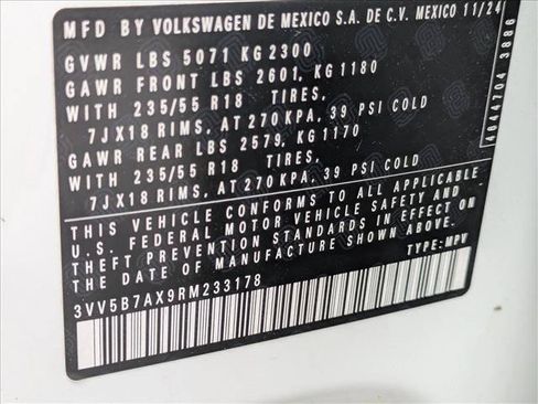 Used 2024 Volkswagen Tiguan Wolfsburg Edition AWD/4WD image 16