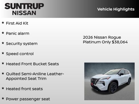 New 2026 Nissan Rogue Platinum w/ Platinum Premium Package image 38