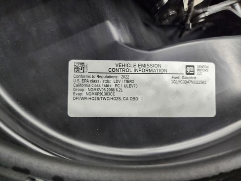 Used 2022 Chevrolet Corvette Stingray Premium Conv w/ Z51 Performance Package image 27