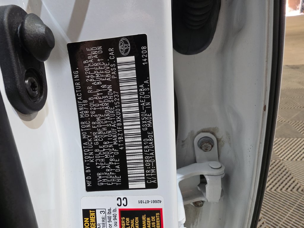 Used 2019 Toyota Avalon XSE w/ All Weather Liner Package FWD image 27