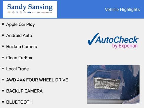 Used 2023 BMW X3 xDrive30i w/ Convenience Package AWD/4WD image 7