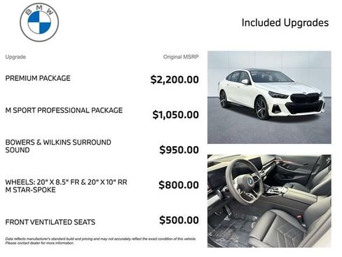 Used 2026 BMW 550e xDrive w/ Premium Package image 3