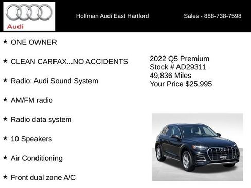 Used 2022 Audi Q5 2.0T Premium AWD/4WD image 6