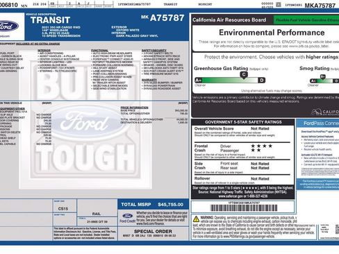 Used 2021 Ford Transit 350 148 High Roof Extended RWD image 3