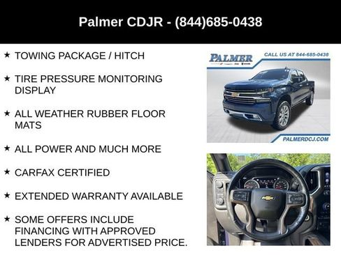 Used 2019 Chevrolet Silverado 1500 High Country w/ Technology Package AWD/4WD image 30