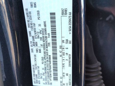 Used 2019 Ford F150 XLT w/ Equipment Group 302A Luxury AWD/4WD image 29