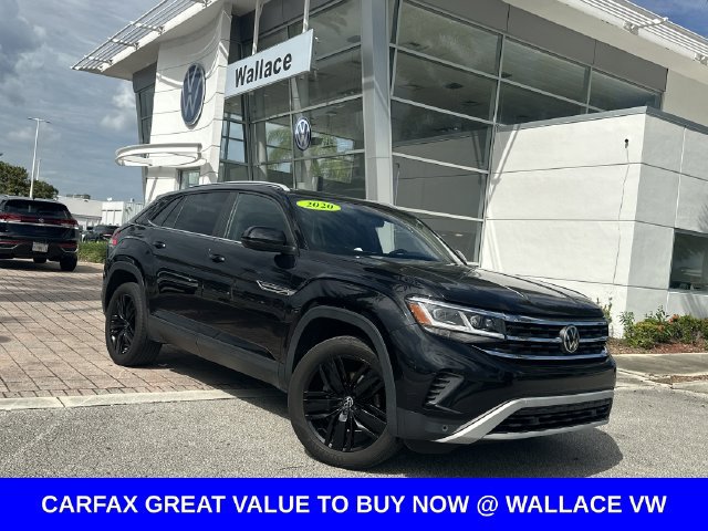 Certified 2020 Volkswagen Atlas Cross Sport SE w/ Panoramic Sunroof Package FWD image 1