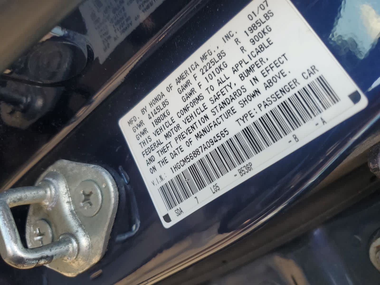 Used 2007 Honda Accord EX-L image 27