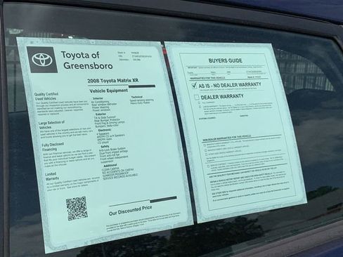 Used 2008 Toyota Matrix XR image 33