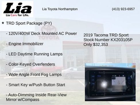 Certified 2019 Toyota Tacoma TRD Sport image 7