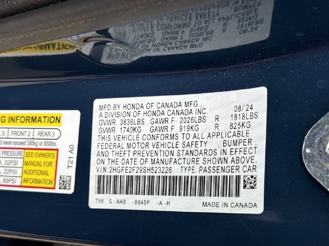Used 2025 Honda Civic LX image 33