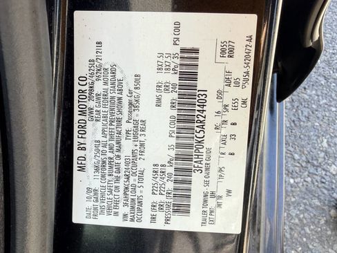 Used 2010 Ford Fusion Sport FWD image 7