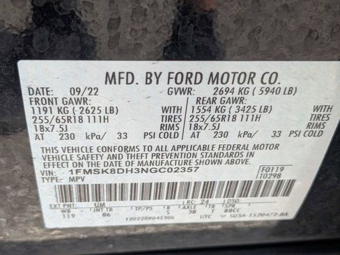Used 2022 Ford Explorer XLT w/ Class IV Trailer Tow Package AWD/4WD image 20
