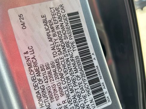 Certified 2025 Honda Accord LX image 31