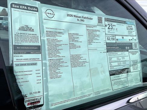 New 2026 Nissan Pathfinder SL w/ SL Premium Package FWD image 15