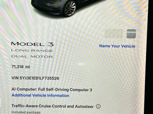 Used 2020 Tesla Model 3 Long Range AWD/4WD image 8