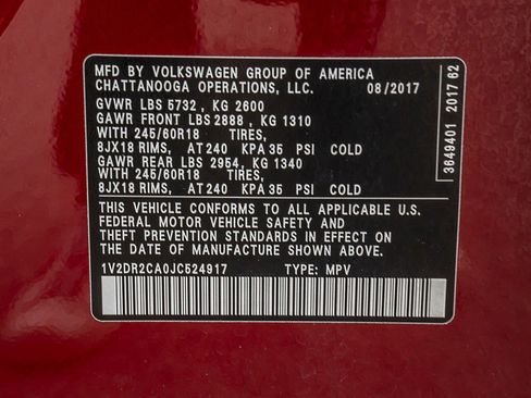 Used 2018 Volkswagen Atlas SE image 37