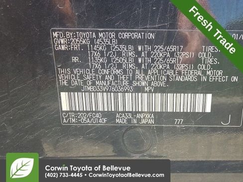 Used 2007 Toyota RAV4 4WD image 2