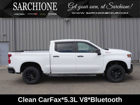 Used 2021 Chevrolet Silverado 1500 Custom Trail Boss w/ LPO, Dark Essentials Package image 1