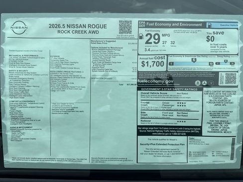 New 2026 Nissan Rogue SV AWD/4WD image 7