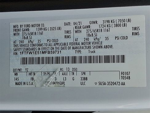 Used 2021 Ford F150 XLT w/ Equipment Group 302A High image 28