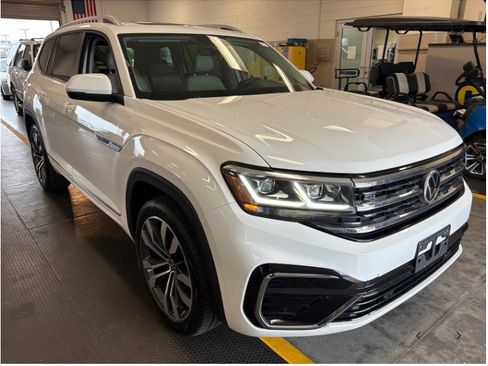 Used 2021 Volkswagen Atlas SEL R-Line AWD/4WD image 1