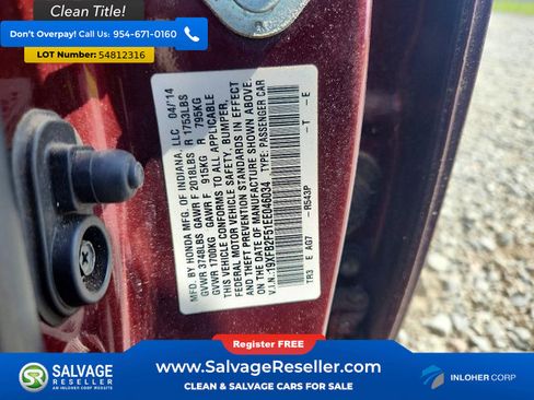 Used 2014 Honda Civic LX image 16