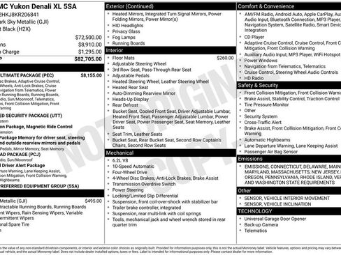 Used 2019 GMC Yukon XL Denali w/ Denali Ultimate Package image 10