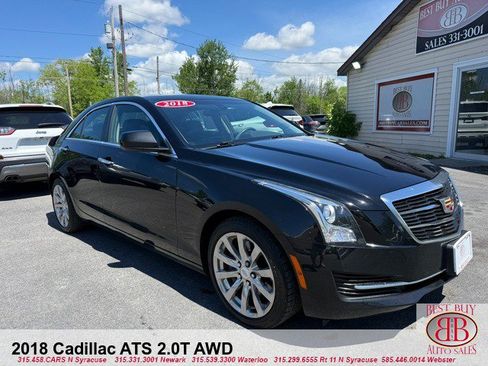Used 2018 Cadillac ATS 2.0T AWD Sedan w/ Sky and Shine Package image 1
