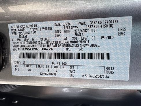 Used 2024 Ford F150 Lariat w/ Equipment Group 502A High AWD/4WD image 32