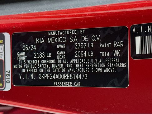 Used 2024 Kia Forte LXS image 12