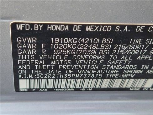 Certified 2023 Honda HR-V LX image 23