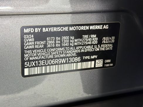 Certified 2024 BMW X5 sDrive40i w/ Premium Package RWD image 28