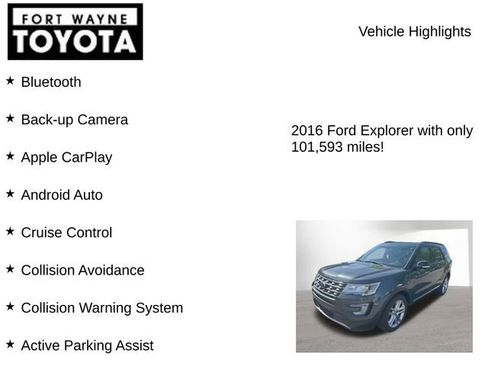 Used 2016 Ford Explorer XLT w/ Equipment Group 202A AWD/4WD image 8