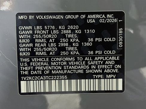 New 2026 Volkswagen Atlas Cross Sport SE AWD/4WD image 33